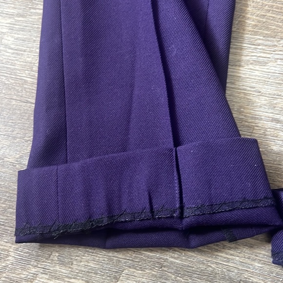 Men’s Ernest W. Baker Purple Trouser Pants Size Small / 46 - Picture 8 of 8